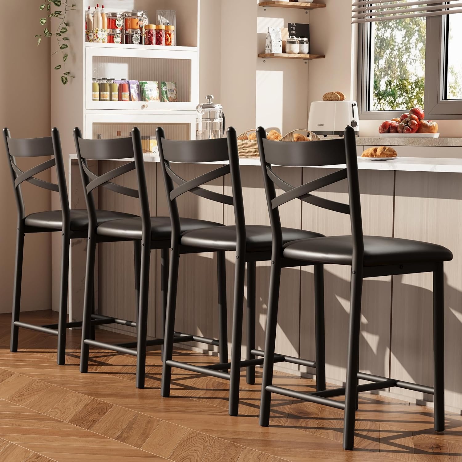 4 sgabelli da bar con schienal - Home Bar Lounge recensione e prezzo