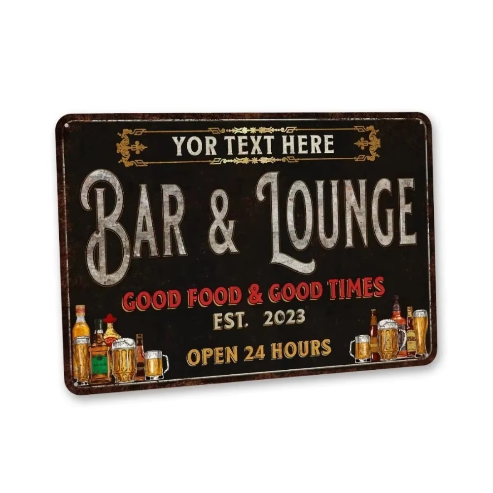 Targa da parete in metallo per - Home Bar Lounge recensione e prezzo